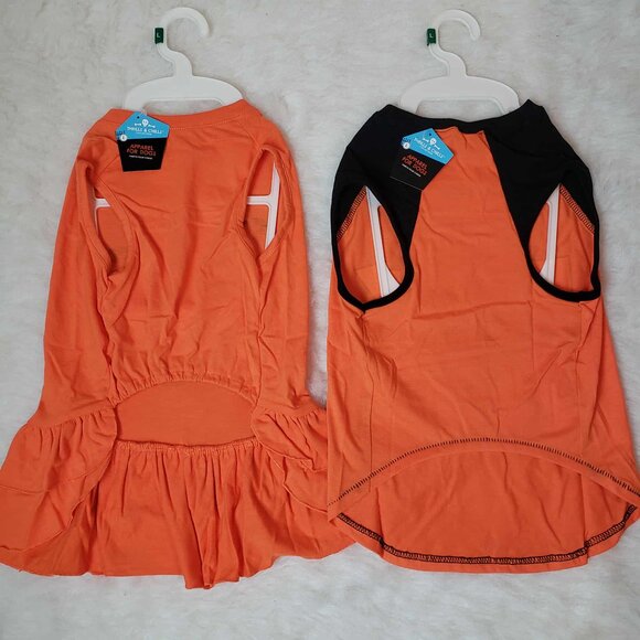 Thrills & Chills Halloween Dog Apparel - Reflective Dress & Glow in Dark Shirt - Picture 2 of 16